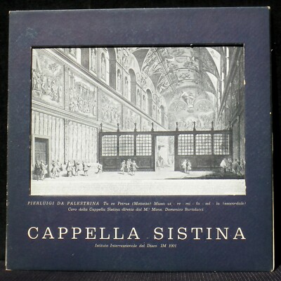 Gym Sistine Chapel Bartolucci Mass Ut-re-mi-fa-sol-la LP/CV EX Cleaned