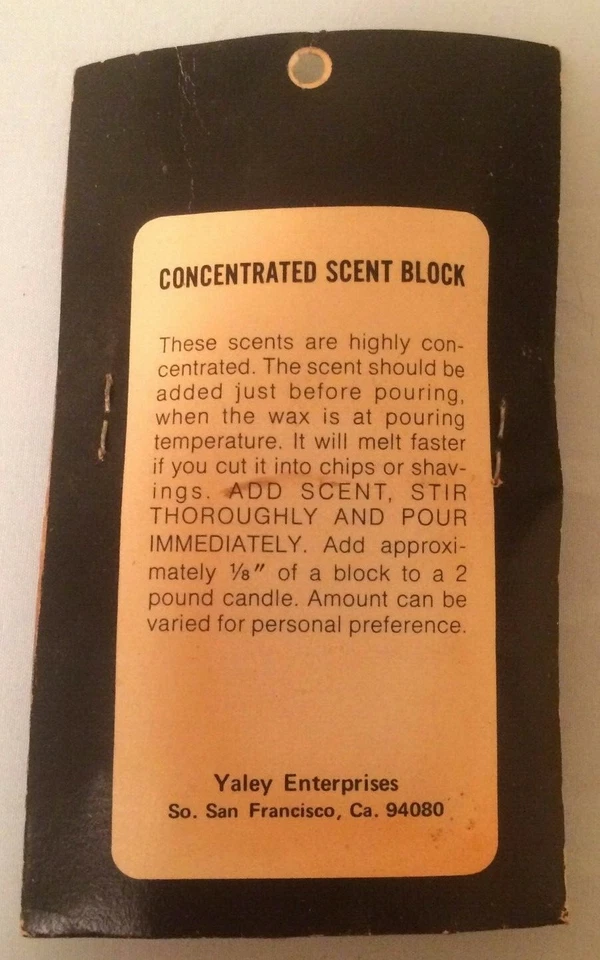 Vintage Candle Crafting by Yaley Lilac Concentrated Scent Block NOS - Image 2 of 2