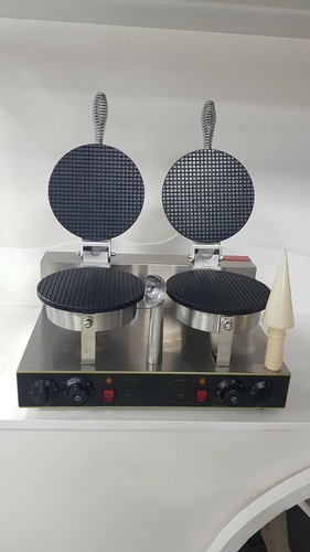 Commercial Table/Counter Top Double Ice Cream Cone/Omelette/Egg Roll Machine - Picture 3 of 7