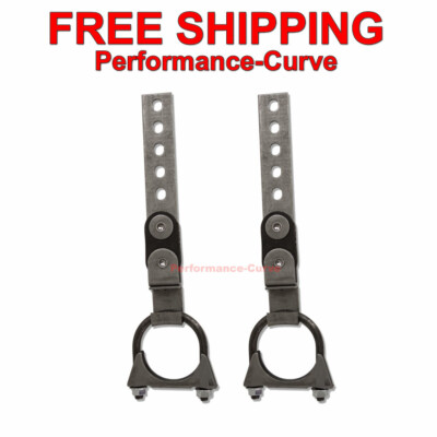 Pair of Universal 2.25'' Exhaust Tailpipe Hangers 360 Hanger DIY Custom