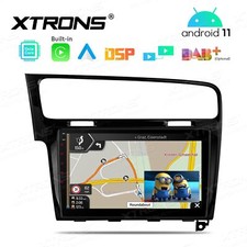 Autoradio Android 11 Golf 7 10 Pollici Stereo Auto Navi GPS WIFI Comandi Volante - Miniatura 2