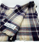 Foulard homme vintage - 100% laine tissée de fabrication écossaise par James Dalgleish - jamais porté !