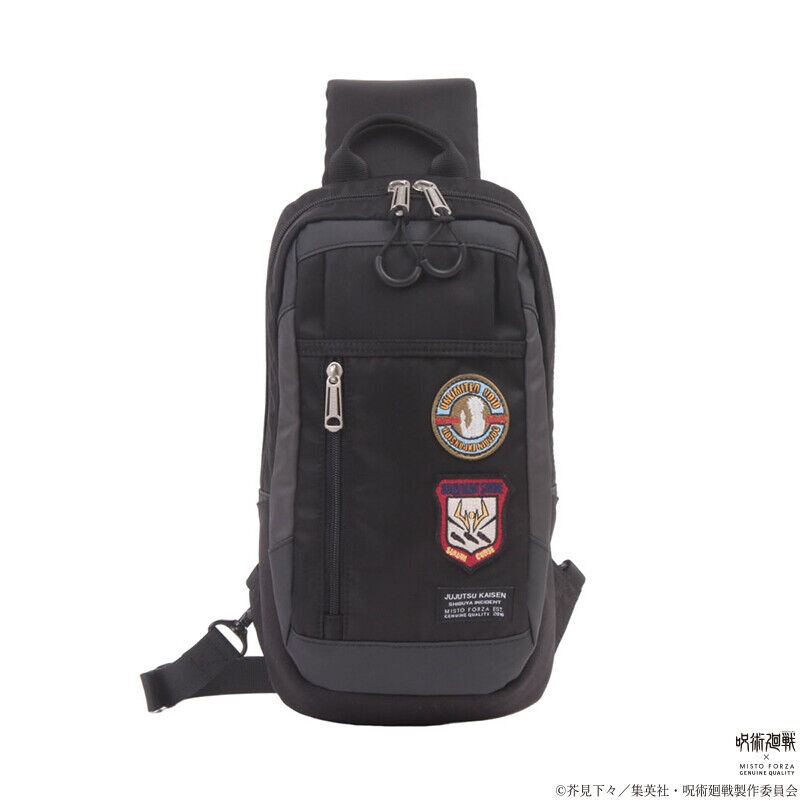 Jujutsu Kaisen x Misto Forza One Shoulder Bag Black/ Black Jujutsu Kaisen x Misto Forza One Shoulder Bag Black/ Black