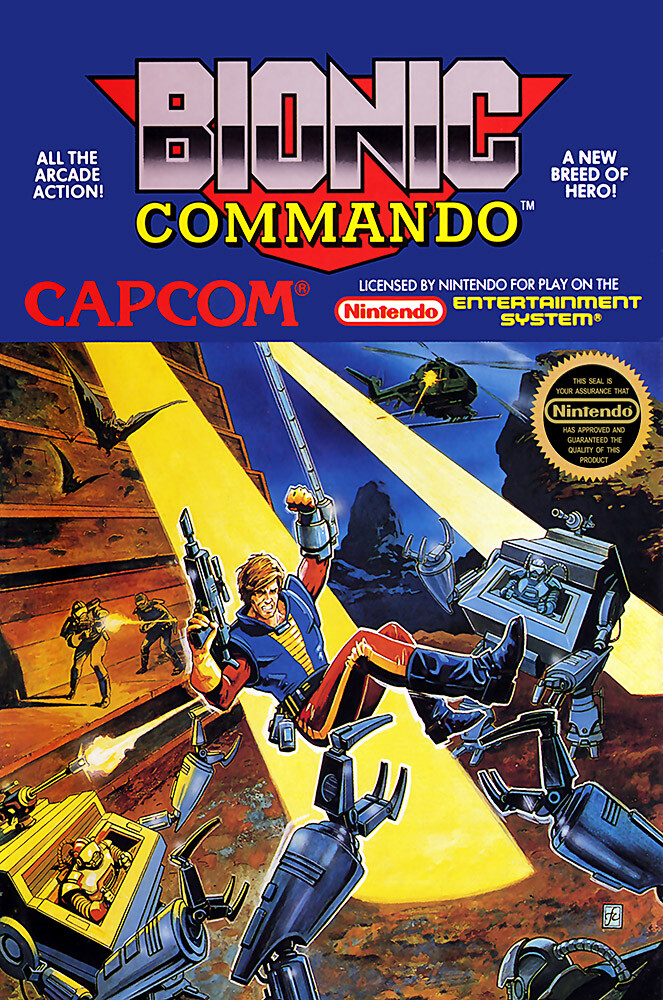 ポスター　バイオニックコマンドー　Bionic Commando Amazon.com: Bionic Commando [Japan Import] : Videojuegos