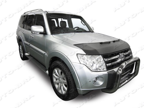 CAR HOOD BRA fit Mitsubishi Montero Pajero Shogun since 2006 NOSE FRONT MASK - Picture 2 of 4