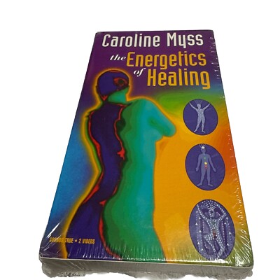 1997 CAROLINE MYSS THE ENERGETICS OF HEALING 2 VHS TAPE SET