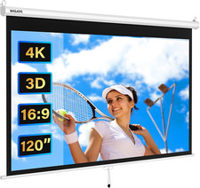 Manuale Telo Proiettore Avvolgibile - Universale 120 Pollici Roll-Down Schermo P