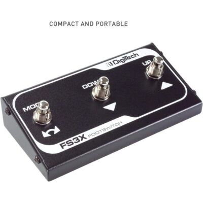 DigiTech 3-Button Footswitch with 10ft TRS cable 691991201028| eBay