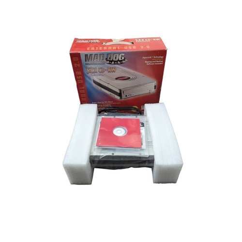 Mad Dog Multimedia Dominator 4 in 1 52X CD-RW+DVD Rom Rewrites any RW Media G - Picture 4 of 8