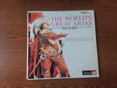 1960s VG++ ENZO STUARTI & other artists worlds great arias 2257 LP33