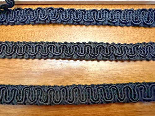 Vintage fabric sewing trim VARIED LENGTHS 3"TO 36" MOURNING TRIMS THIS AND THAT - Picture 7 of 7