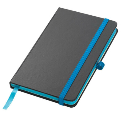 Notizbuch DIN A5 – 160 Seiten Blanko Mit Samtweichem PU Hardcover In Blau