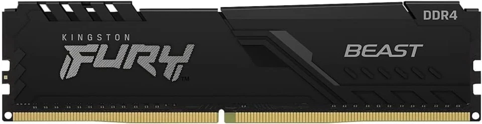 Kingston Fury Beast 8GB DDR4 RAM - Low-Profile Heat Spreader - Image 3 of 4