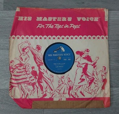 Elvis Presley   Lawdy, Miss Clawdy   10''   His Master's Voice   1957   POP.408