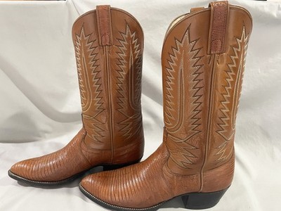 Vintage DAN POST LIZARD BOOTS - Sz 10 B - VERY GOOD CONDITION