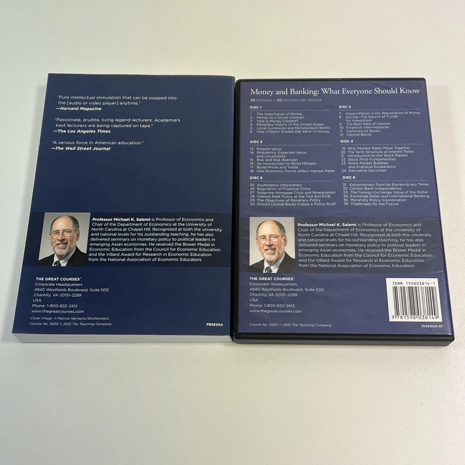 The Great Courses Money and Banking What Everone Should Know Guiidebook & 6 DVD - Image 4 of 4
