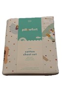 Pillowfort Pals TWIN Cotton Sheet Set 3 pc Set New