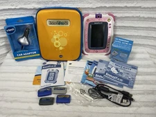 Vtech InnoTab 2 Learning Touch Tablet Pink Includes 4 Cartridges,Case, Chargers