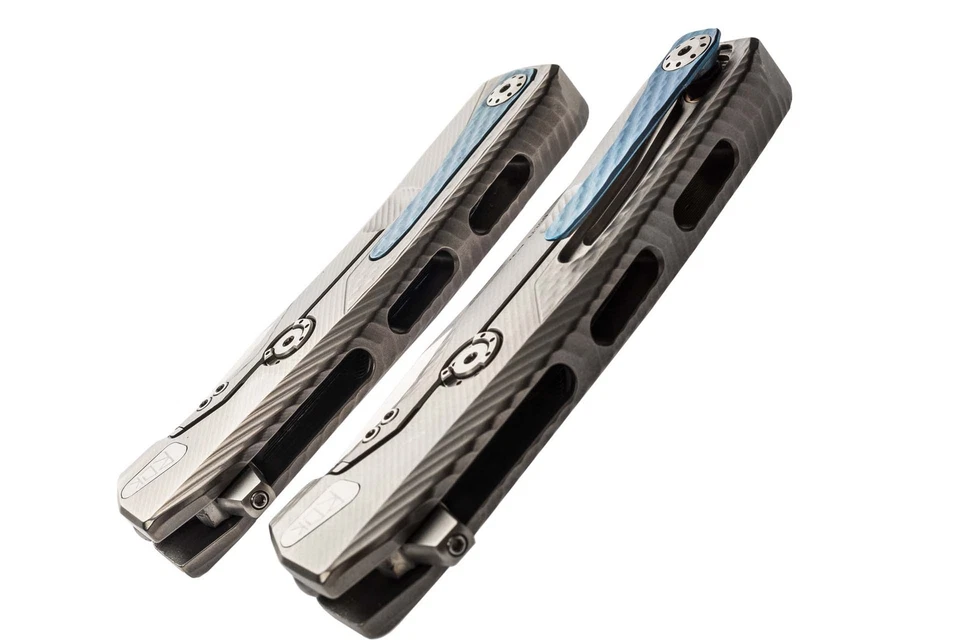 Facas LionSteel ROK Frame Lock ROK A OS M390 aço laranja alumínio - Imagem 2 de 3