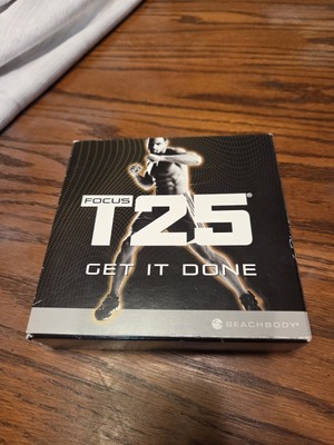 T25 Focus Alpha and Beta Workout 10 Disc 2013 DVD Box Set W/ New Core Speed!