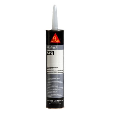 Sikaflex-221 Multi-Purpose Sealant/Adhesive, Gray, 10.1 fl. oz   Fast-Curing ...