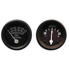 ERK37601, FAD10850A 1107-0550 Oil Pressure Ammeter Gauge Set Fits Ford  2N, 600
