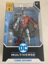 Mcfarlane DC Multiverse CYBORG SUPERMAN Revenge of The Green Lanterns Gold Label