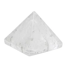  Pyramid Crystal Healing Stones - 2" Great Pyramid Figurine of Clear Quartz