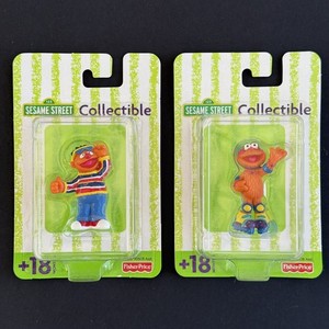 Fisher Price Sesame Street Collectible - Ernie, Zoe Bundle Of 2