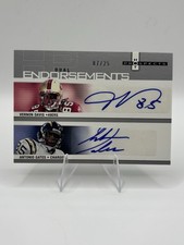 2006 Fleer Hot Prospects Dual Endorsements Vernon Davis Antonio Gates 07/25 Auto