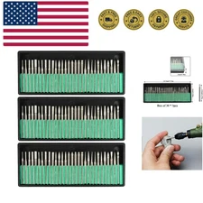 90 Pcs Diamond Burr Bits Drill Kit for Engraving Carving Rotary Tool, 1/8"3mm...