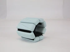 1 Pair (1lb Each) Adjustable Ankle/Wrist Weights, Silicone for Fitness & Yoga