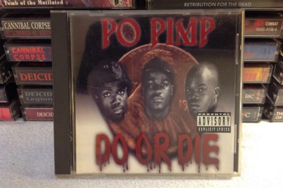Po Pimp Do or Die CD Rap Hip-Hop 90s Classic G Rap Album Explicit Lyrics