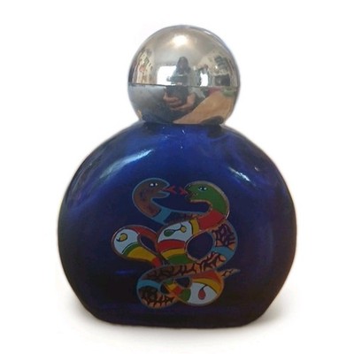 Niki De Saint Phalle 2 Inch Eau De Toilette Splash Empty Cobalt Blue Bottle 