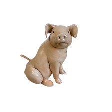 James Herriot’s Salt Pig with Ceramic Spoon Border Fine Arts Country Kitchen
