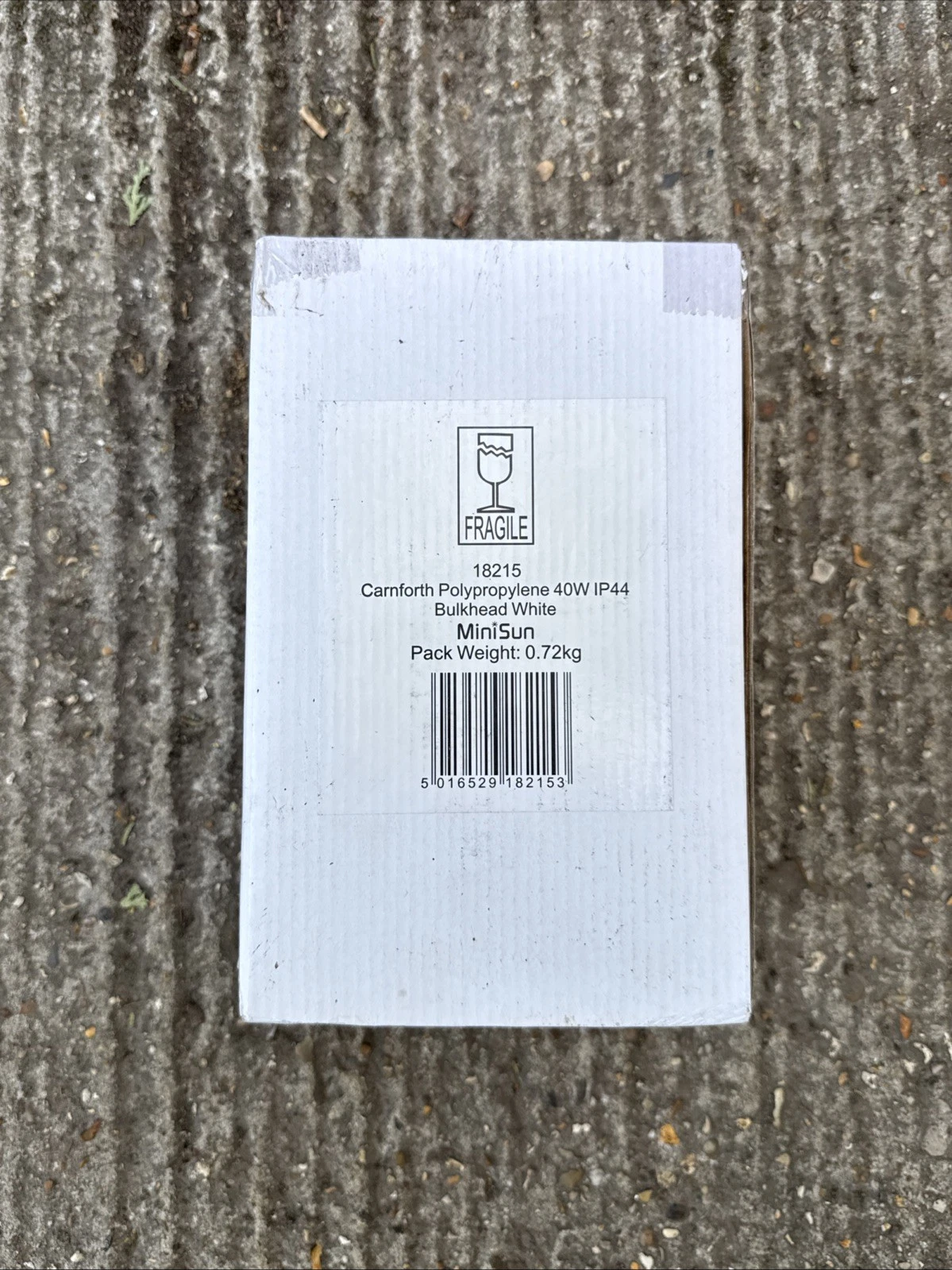 7x MiniSun Carnforth Polypropylene Light 40W IP44 Bulkhead White 18215 - New 6