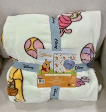 Winnie The Pooh  Piglet Spring Pastel Easter TWIN Blanket 60x90