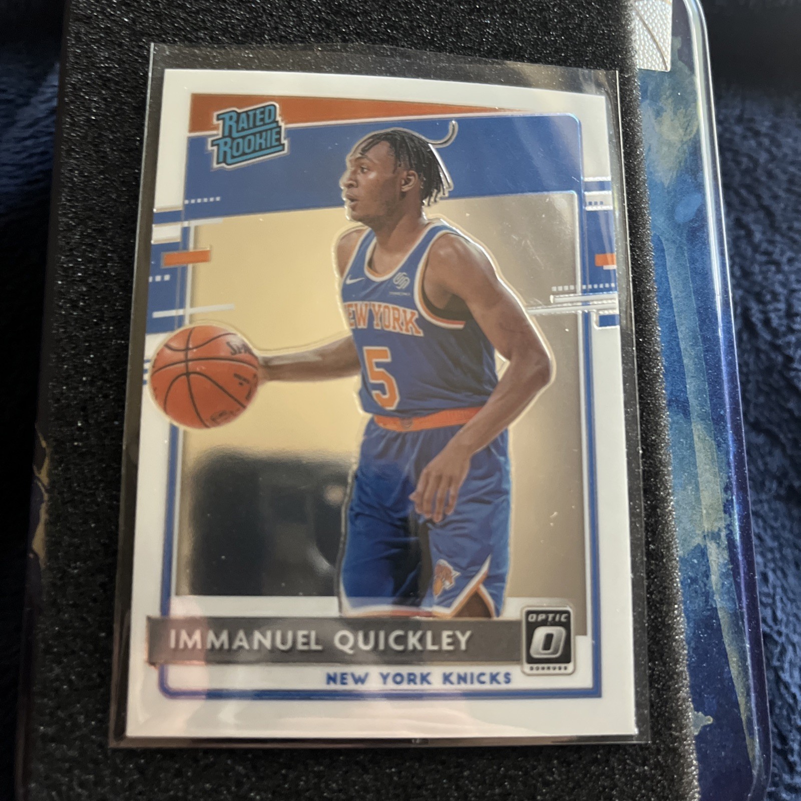2020-21 Panini Donruss Optic - Rated Rookie Immanuel Quickley #175 Holo Prizm