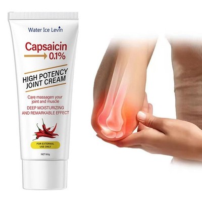 Capsaicin 0,1% hochwirksame Gelenkcreme tiefe Feuchtigkeitsspendend AUF LAGER NEU