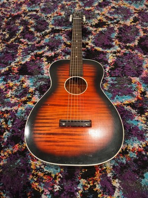 Vtg. Harmony Stella Steel Reinforced Neck Acoustic Guitar, 60's