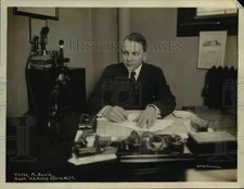 1918 Press Photo Verne M Bovie Supt US Army office in NYC