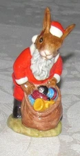 Royal Doulton Bunnykins Santa Happy Christmas DB17 1981