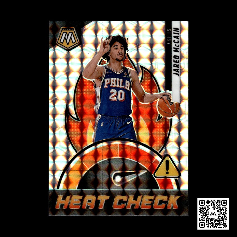 2024-25 Panini Mosaic #7 Jared McCain Heat Check