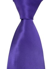New Solid Plain purple JACQUARD WOVEN Silk Men's Tie Necktie