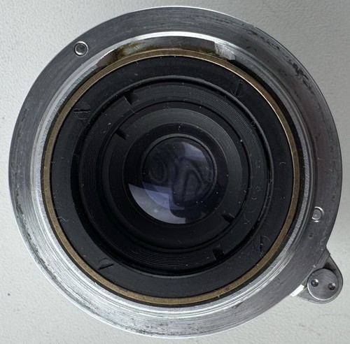 Vintage Leica 3,5 cm 35 mm f/3,5 Summaron M39 LTM copriobiettivo custodia a bolle Leitz - Foto 12 di 18