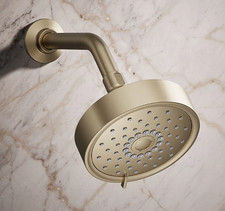 New Kohler K-22170-BV Purist 3 spray 2.5 GPM Vibrant Brushed Bronze Showerhead Q