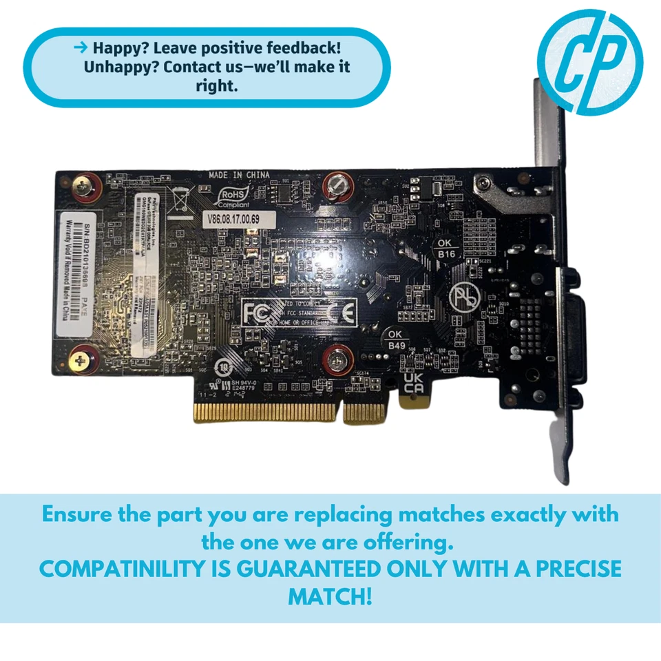 PNY GeForce GT 1030 2GB GDDR4 PCI-Express 3.0 x16 (x4 Active) Graphics Card - Image 3 of 3
