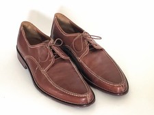 Vtg D&G Dolce & Gabbana Pointy Brown Leather Split Toe Oxford Shoes Size 42 1/2