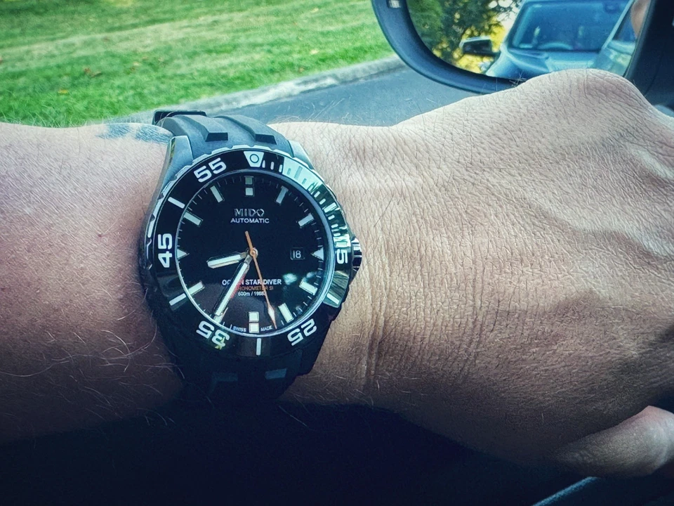 MIDO Mido Ocean Star Diver 600 automático M026.608.37.051.00 SS PVD - Imagem 2 de 4