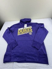 JMU James Madison University Hoodie Mens L NCAA Nike Therma Stretch Dukes Purple